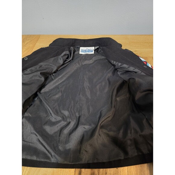 Stone River Western Wear Medium Beaded Fringe Black Snap Front Jacket - Picture 12 of 12